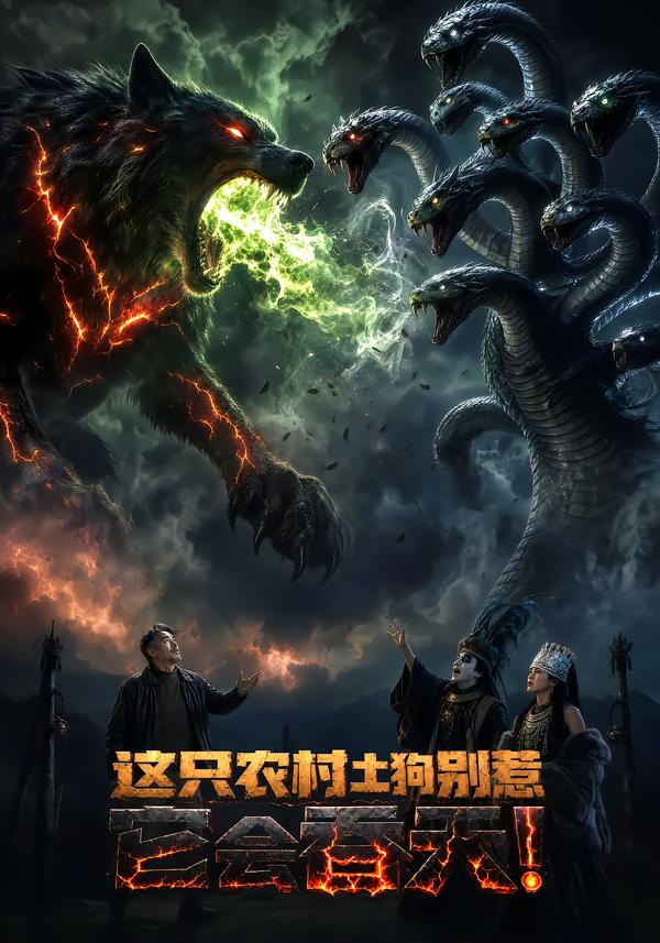 这只农村土狗别惹，它会吞天海报