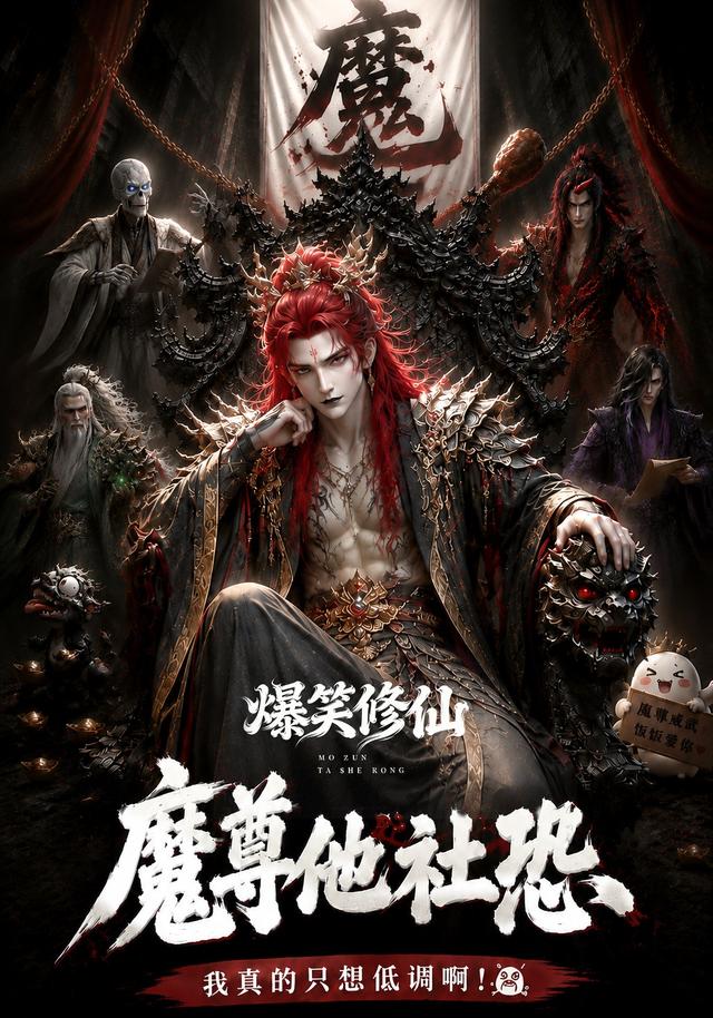 爆笑修仙,魔尊他社恐啊海报