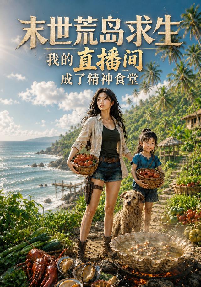 末世荒岛求生_我的直播间成了精神食堂海报