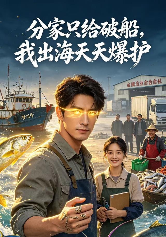 分家只给破船,我出海天天爆护AI短剧海报