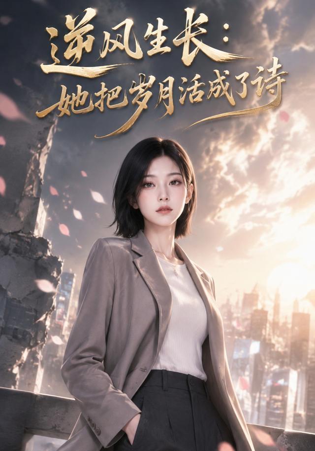 逆风生长:她把岁月活成了诗AI短剧海报