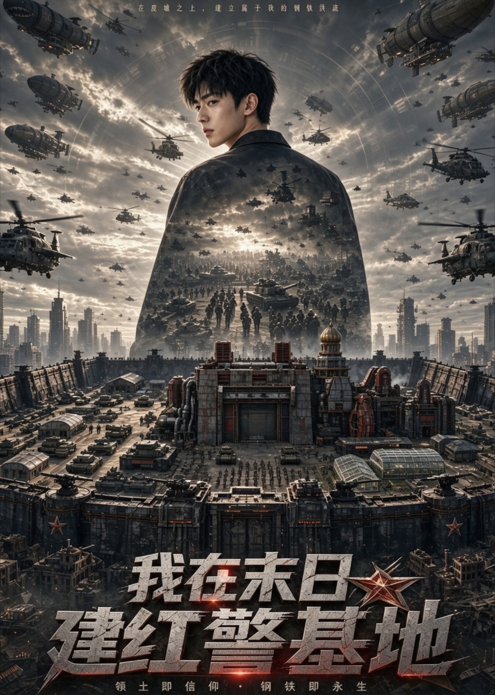 我在末日建红警基地海报