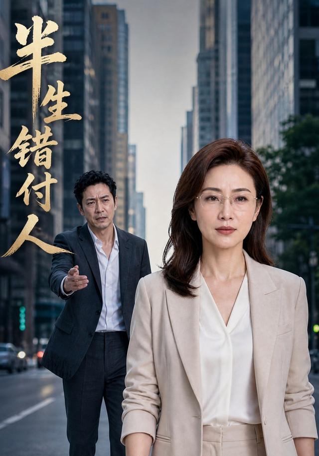 半生错付人AI短剧海报