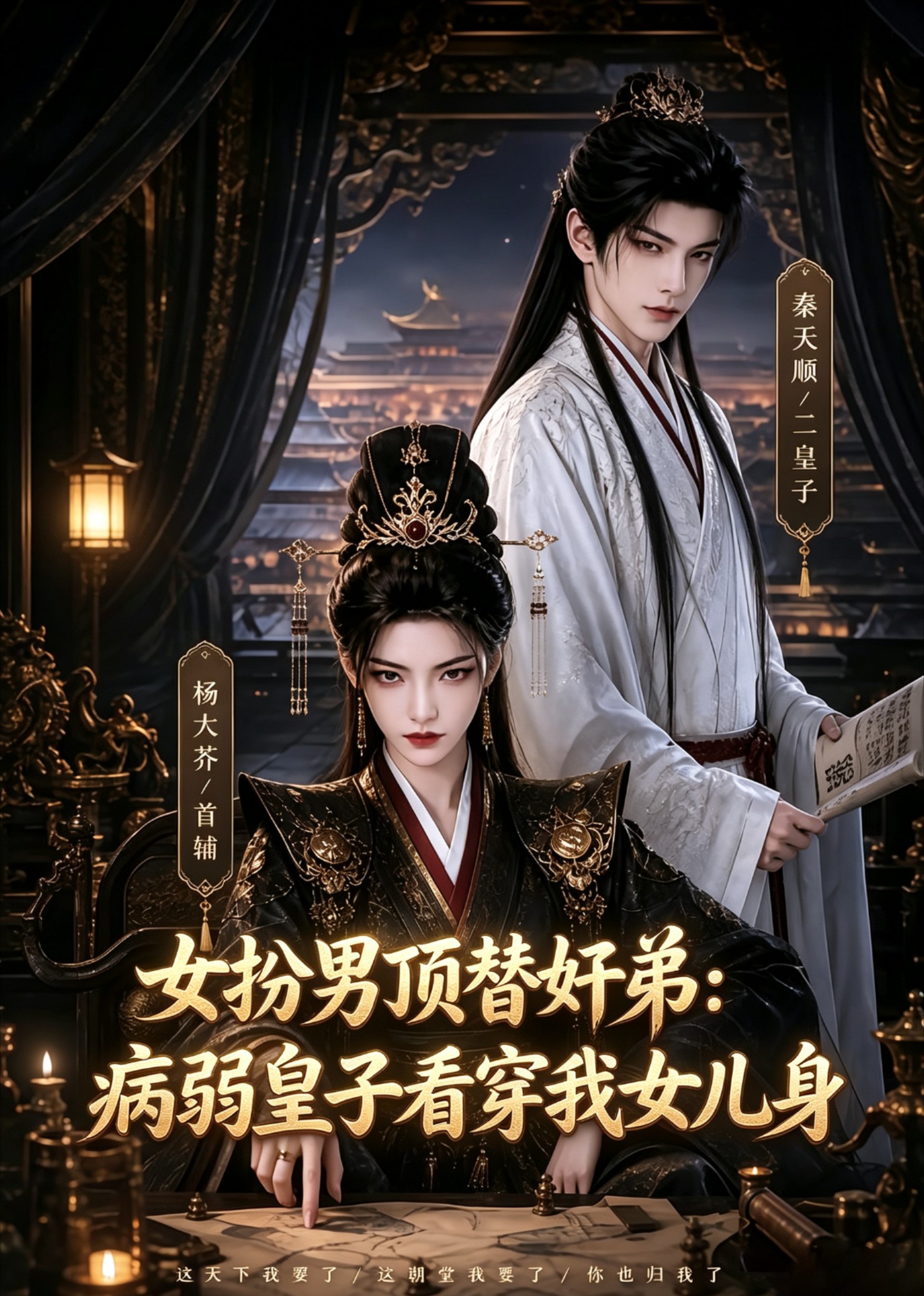 女扮男顶替奸弟:病弱皇子看穿我女儿身海报