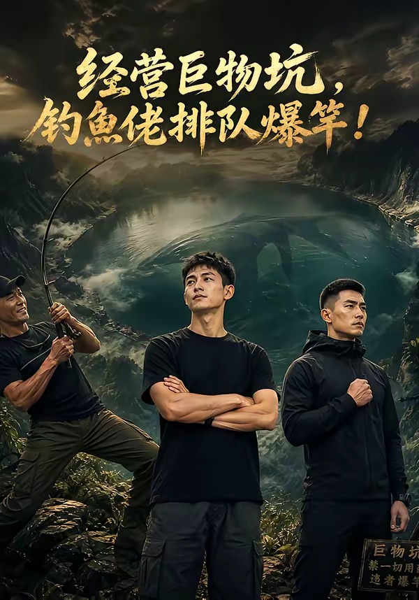 经营巨物坑,钓鱼佬排队爆竿海报