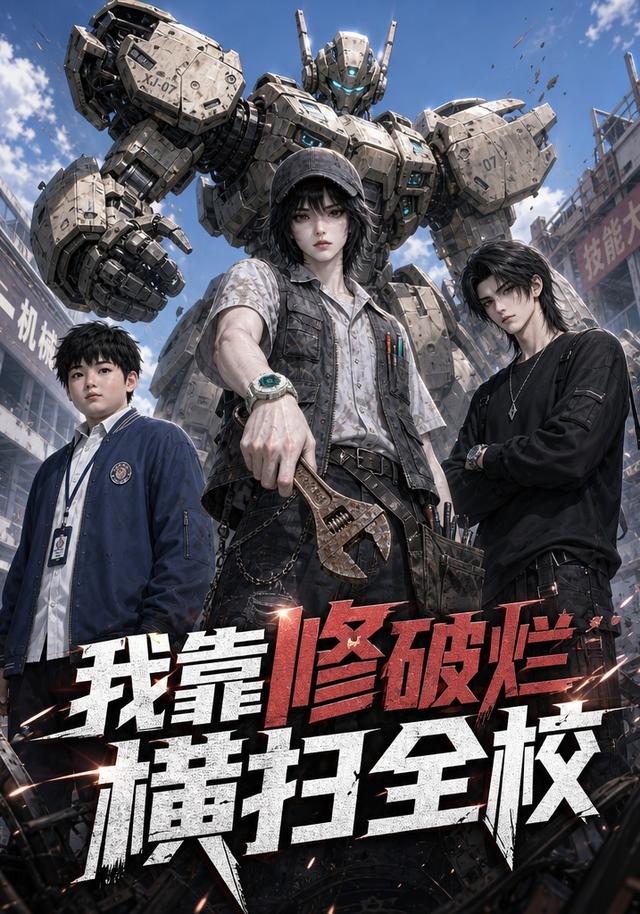 我靠修破烂横扫全校海报