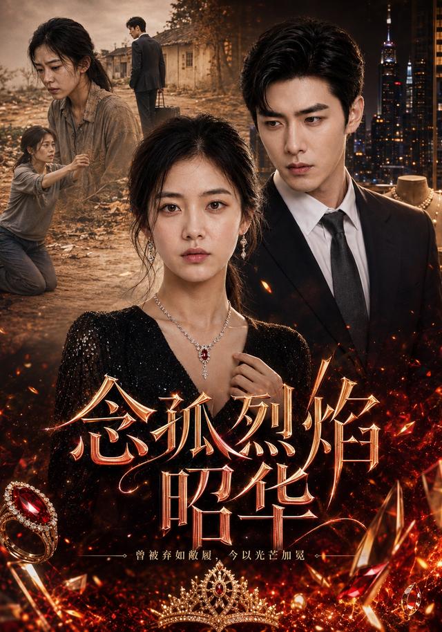 念孤烈焰昭华AI短剧海报