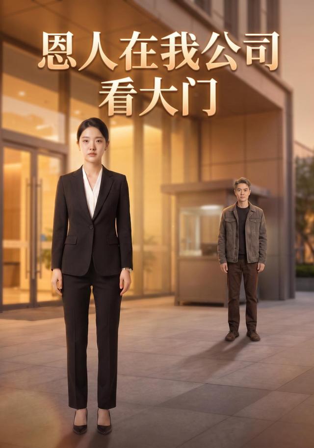 恩人在我公司看大门AI短剧海报