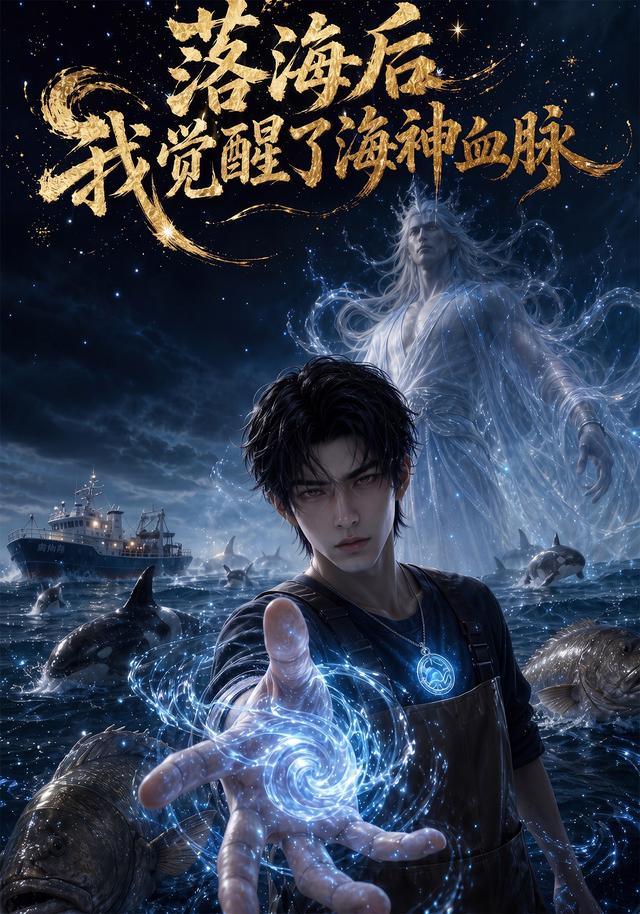 落海后我觉醒了海神血脉AI短剧海报