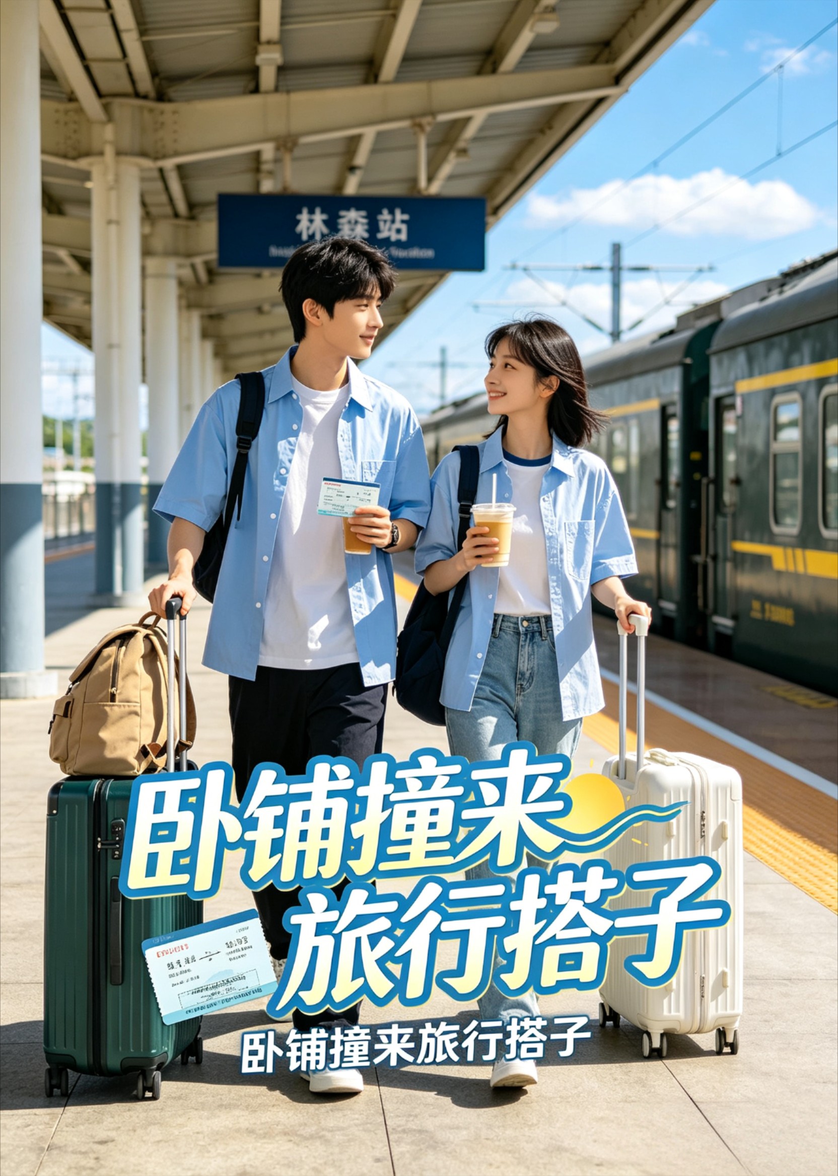 卧铺撞来旅行搭子海报