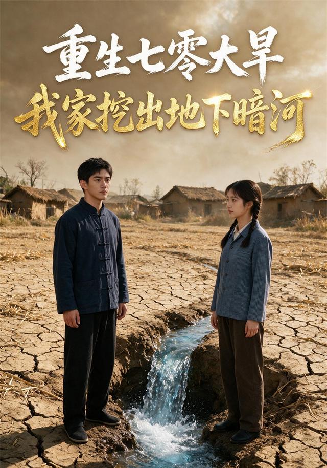 重生七零大旱,我家挖出地下暗河AI短剧海报
