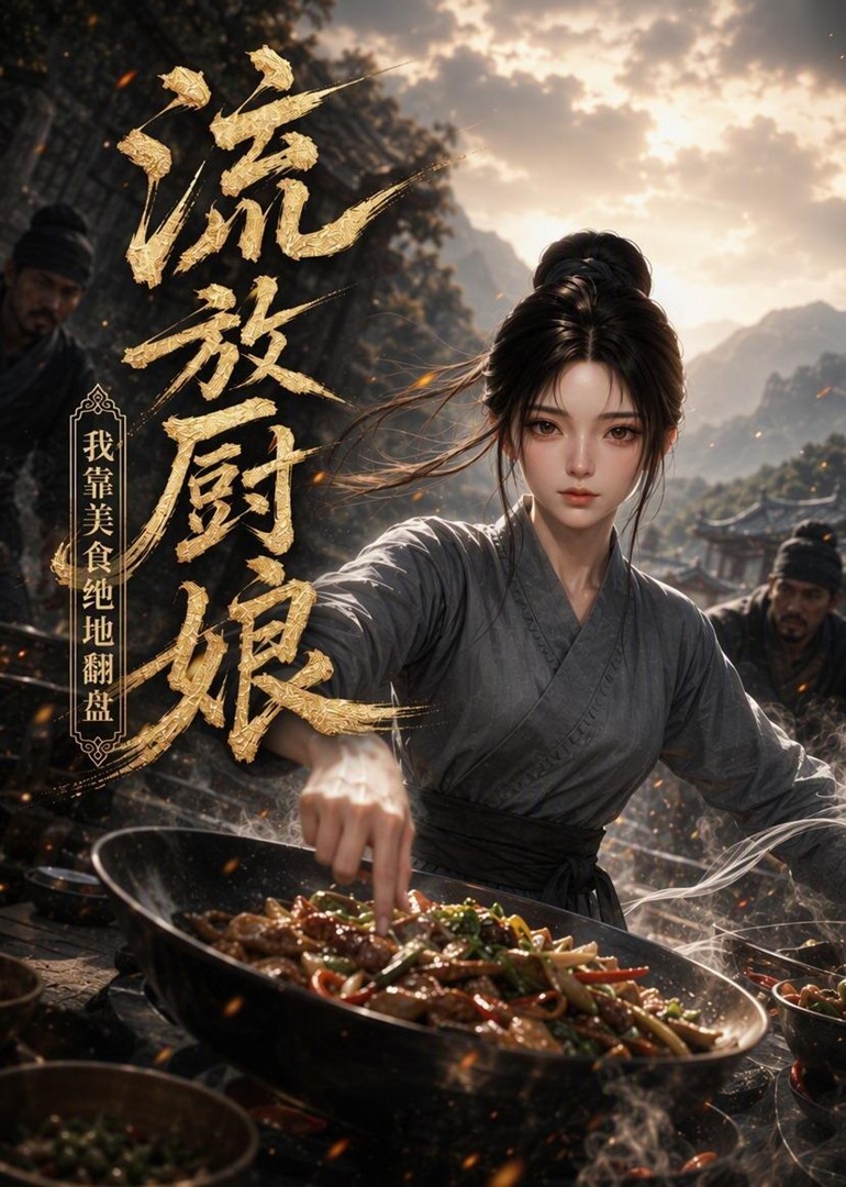 流放厨娘,我靠美食绝地翻盘海报