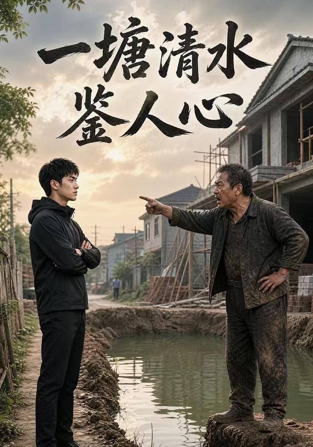 一塘清水鉴人心AI短剧海报