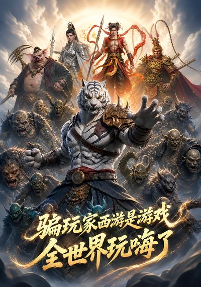 骗玩家西游是游戏,全世界玩嗨了海报
