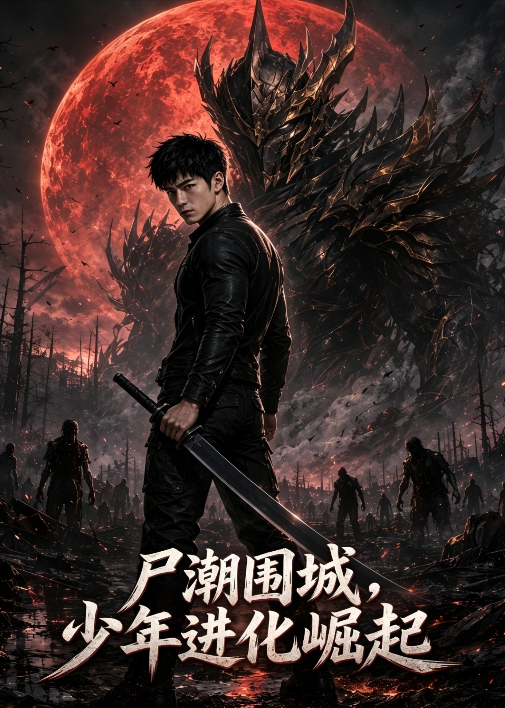 尸潮围城,少年进化崛起海报
