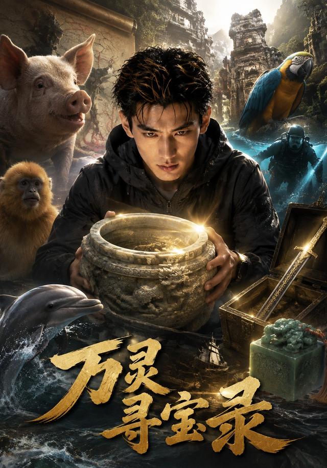 万灵寻宝录AI短剧海报
