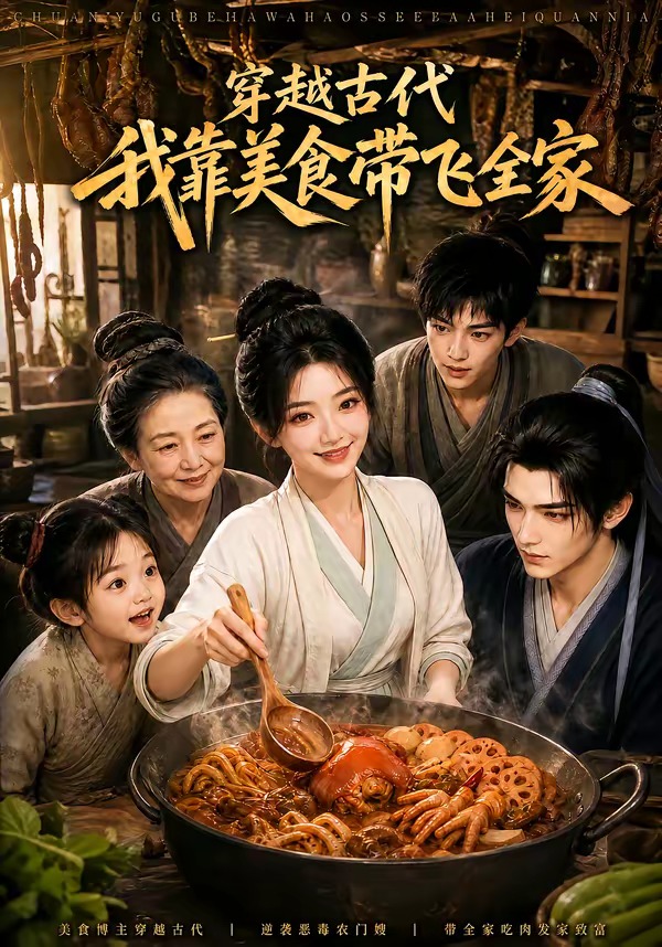 穿越古代,我靠美食带飞全家海报