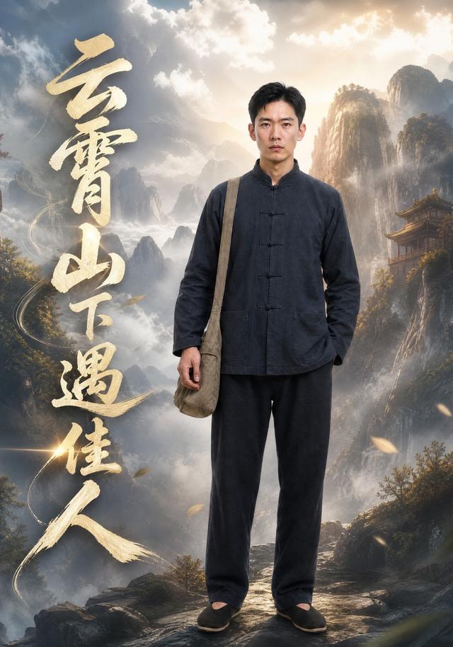 云霄山下遇佳人AI短剧海报
