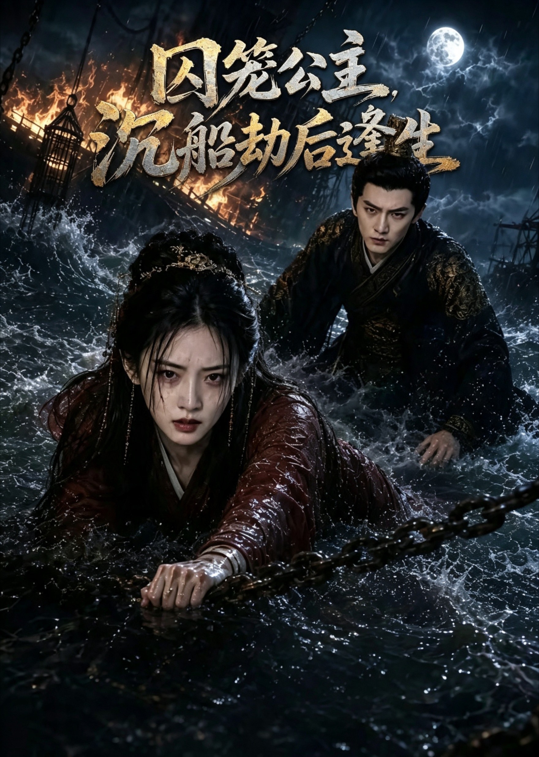 囚笼公主,沉船劫后逢生海报