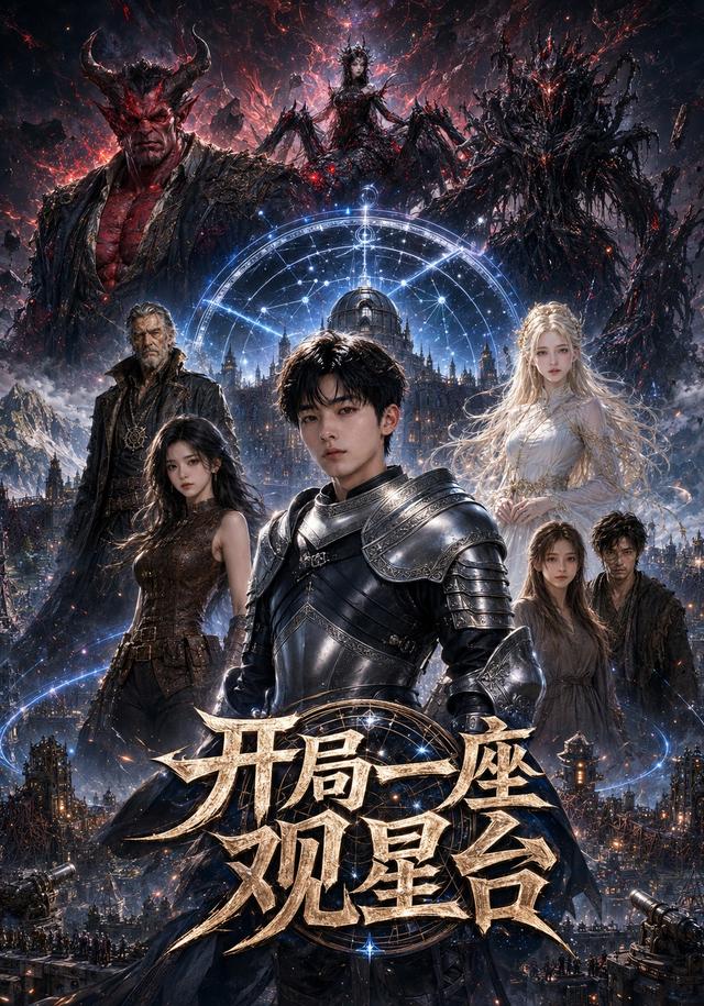 开局一座观星台AI短剧海报