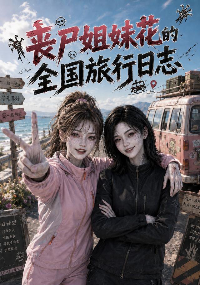 丧尸姐妹花的全国旅行日志海报