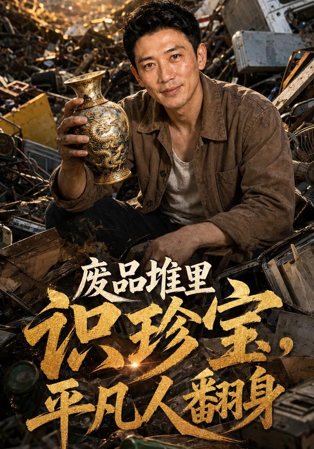 废品堆里识珍宝，平凡人翻身海报