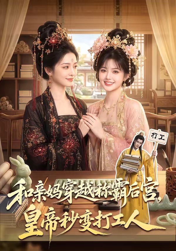 和亲妈穿越称霸后宫，皇帝秒变打工人海报