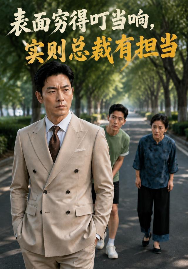 表面穷得叮当响，实则总裁有担当海报