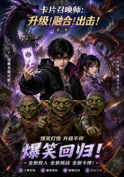 卡片召唤师：升级！融合！出击！第二季海报