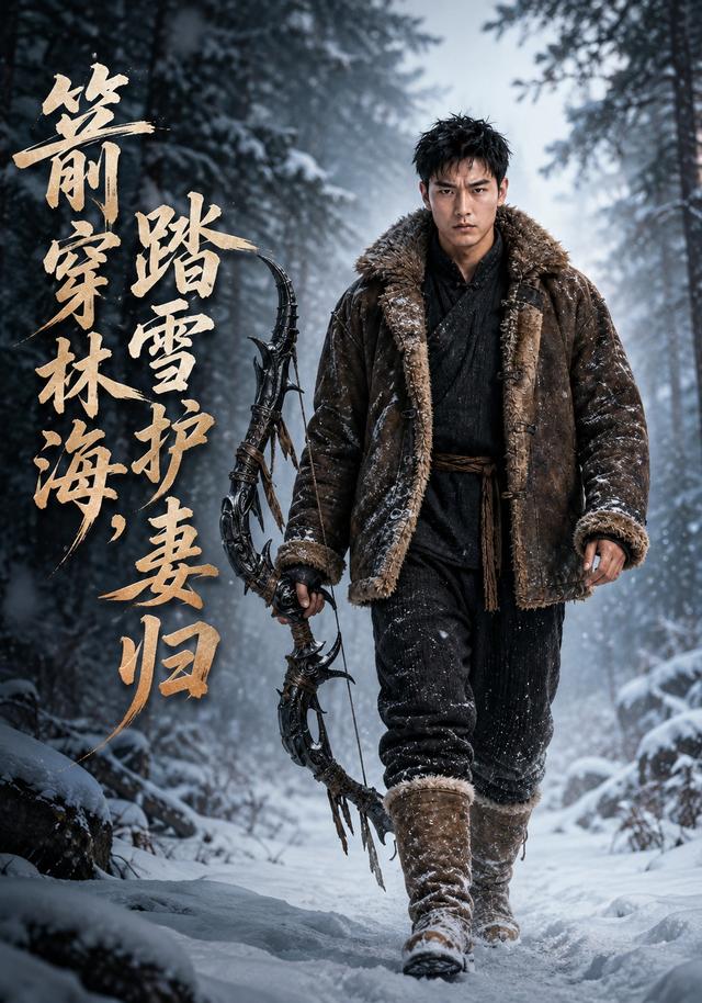 箭穿林海，踏雪护妻归海报