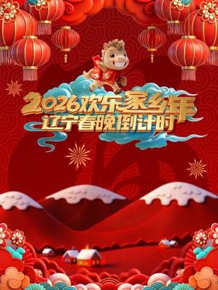 辽宁春晚倒计时欢乐家乡年海报