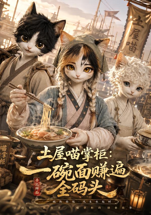 土屋喵掌柜:一碗面赚遍全码头海报