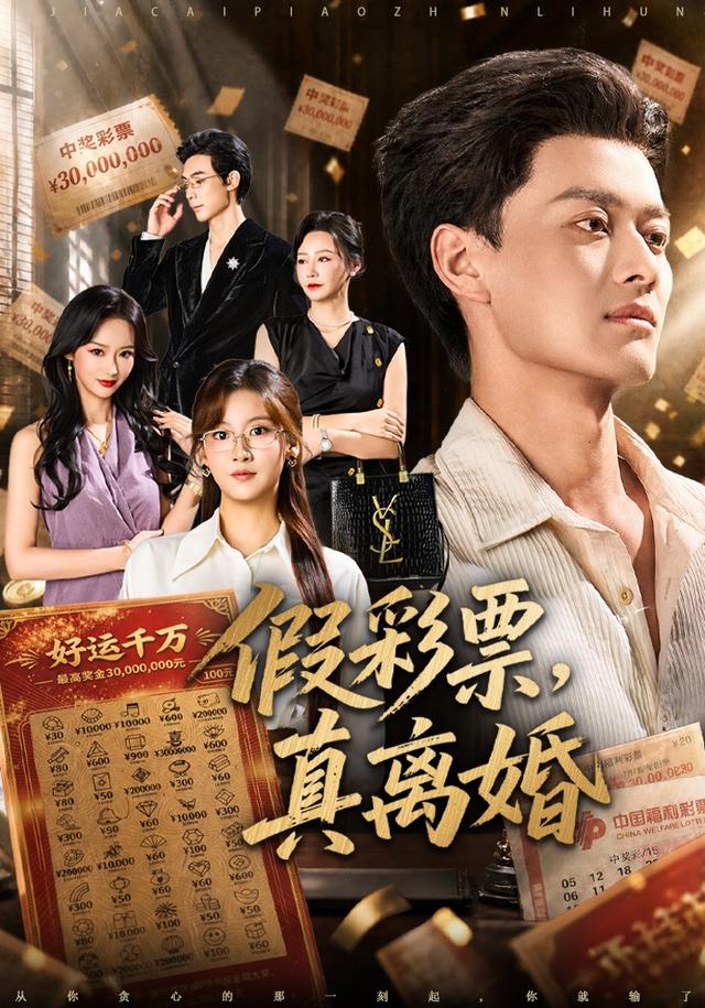 假彩票,真离婚海报