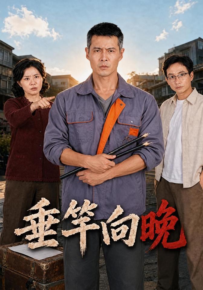 垂竿向晚海报